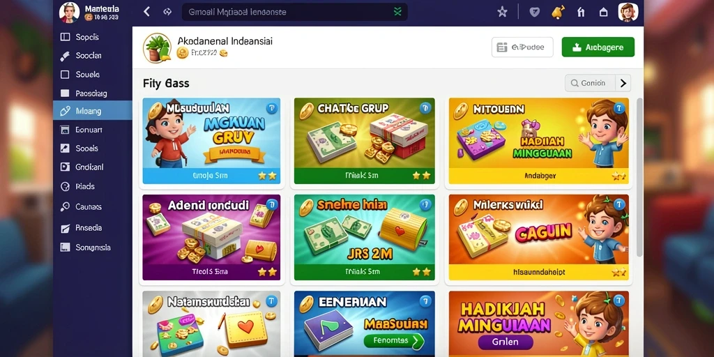 Tantangan harian yang menjanjikan hadiah menarik.