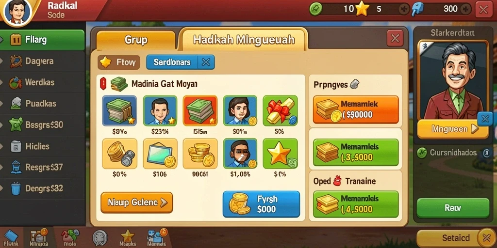 Fitur turnamen yang memungkinkan kompetisi seru.