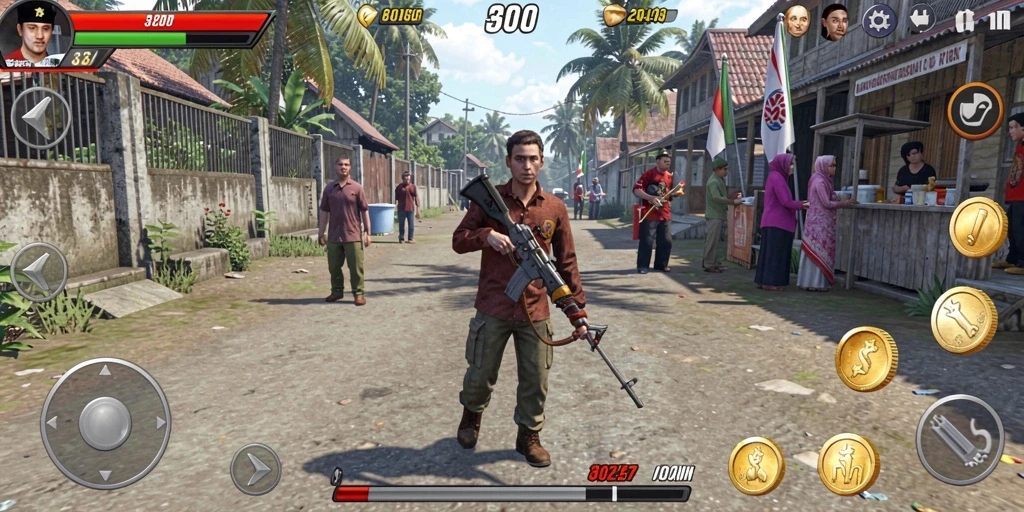 Mode multiplayer memungkinkan permainan lebih interaktif.