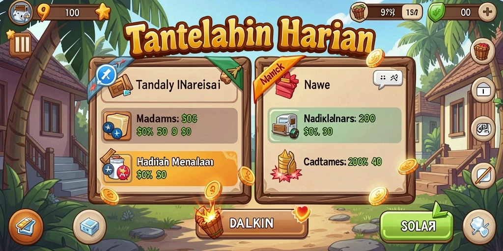 Pengalaman bermain yang seru dan interaktif.